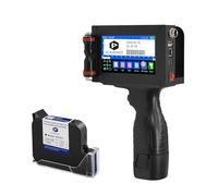 Eurannit Imprimante à Jet d'encre Portable 1", imprimante Intelligente Portable E16-1 avec Encre à séchage Rapide 72ml, imprimante de Texte/Code-Barres/numéro/Image/Date pour n'importe Quelle Surface