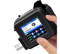 Eurannit Imprimante Portable XMINI 12,7 mm, Mini-imprimante à Jet d'encre avec Cartouche d'encre Blanche à séchage Rapide pour l'encodage de textes, Codes QR, numéros de Lots, Logos et Dates