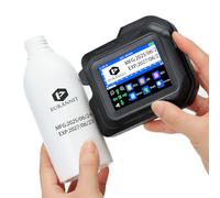 Eurannit Mini imprimante Portable E98, 12.7MM imprimante Jet d'encre avec écran Tactile 2.8", pour marquage sur Toutes Surfaces, Texte, Codes-Barres, numéros de lot, Logos, Dates