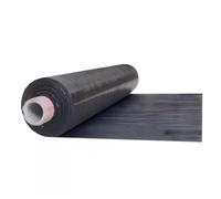 EURDFHY Film de Serre Paillis Noir for désherbage agricole, Largeur de 0,8 m, épaisseur de 0,01 mm, Film Plastique for serres de légumes et Fraises, Plantes en Croissance(Width0.8Mx50M)