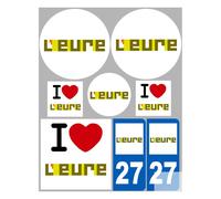 Eure (8 Autocollants Variés) - Sticker/Autocollant