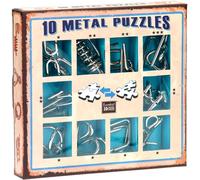 Jeu De Casse-Tête En Métal Eureka - 10 Casse-Tête En Métal Bleu (Disponible Uniquement Dans Le Présentoir 52473355)