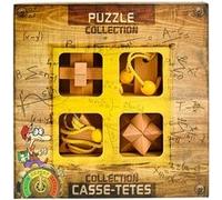 Eureka 3D Puzzle ensemble d'énigmes Expert Bois 4 pièces jaune Marron G