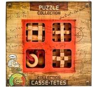 Eureka 3D Puzzle jeu d'énigmes Extreme Wooden4 pièces rouge Marron G