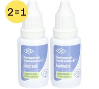 Eureka Care Gouttes Oculaires à l'Euphrasia Yeux fatiqués Ophtalmiques 2x10 ml