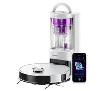 Eureka Aspirateur robot E20 Plus – 8000 Pa, station vidange auto, anti-enchevêtrement, 180 min Blanc