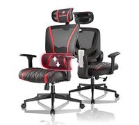EUREKA ERGONOMIC Chaise Gaming, Chaise Ergonomique Fauteuil de Bureau en Maille Hauteur Réglable Chaise Gamer avec Dossier Inclinable/Accoudoirs Réglables 3D / Coussin Appui-tête Réglable