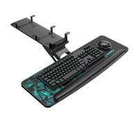 EUREKA ERGONOMIC Plateau de souris et clavier r glable en hauteur sous le bureau 28 x 10 '' Grand tiroir coulissant pivotant et inclinable pour c
