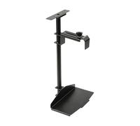 EUREKA ERGONOMIC Support PC sous bureau, support d'ordinateur pivotant à 360° réglable en hauteur et en largeur, support de processeur pouvant supporter jusqu'à 20 kg -Noir