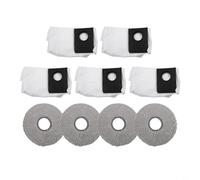 Eureka J15 Max Ultra Lot de serpillères et sacs à poussière anti-obstruction Technologie d'étanchéité robuste en microfibre douce pour un nettoyage en profondeur Installation rapide pour un usage