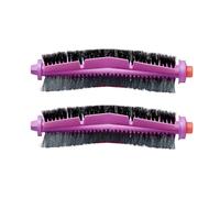Eureka Lot de 2 Brosse Principale pour J12 Ultra Robot Aspirateur Laveur, Brosse à Rouleau en Poil et Caoutchouc, 2 Pièces