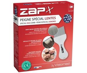 Eureka Pharma Visiomed Zap X Peigne Spécial Lentes C200 Pièce 1