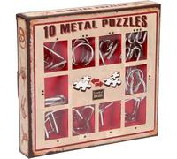 Jeu De Casse-Tête En Métal Eureka - 10 Casse-Tête En Métal Rouge (Disponible Uniquement Dans Le Présentoir 52473355)