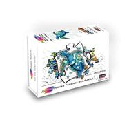 Eureka - Rainbow Puzzle Tortue -125 Pieces - Puzzle en Bois.