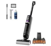 EUREKA RapidWash NEW730 Aspirateur Laveur sans Fil Aspiration 21600 Pa, Lavage Eau Chaude 85 °C, Séchage 5 Minutes Air Chaud, Anti Emmêlement 2,0, Conception à Plat, Autonomie 40 Mins Ininterrompue