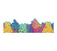 Eureka Seas The Day 846357 Garniture décorative extra large pour salle de classe et tableau d'affichage pour enseignants, 8,3 cm de large avec 10 m au total, multicolore, 12 bandes