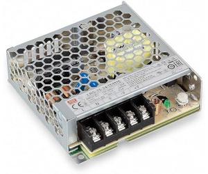 eurekaled - Alimentation à découpage meanWell 75 W 24 V, Modèle lrs-75 - 24, tension constante, non étanche iP20, transformateur pour AC 220 V à DC 24 V, compatible avec Strip LED, Cod. 0175