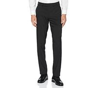 EUREX by Brax Jan Flatfront Pantalon en Laine Vierge mélangée pour Homme, Noir, 34W / 30L