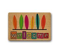 Eureya Custom Paillasson Welcome Surfer sur Internet Funny Paillasson Tapis d'entrée Salon Decor 40 x 60 cm