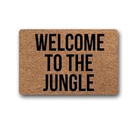 Eureya Paillasson en caoutchouc 40 x 60 cm, Welcome to the Jungle, 40 x 60 cm