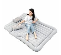 EurHomePlus Matelas gonflable pour voiture SUV avec 2 coussins pour siège arrière SUV (gris)