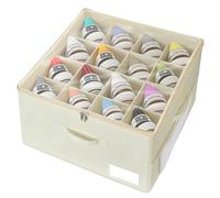 Eurhomewit Range Chaussures Gain de Place, Organisateur Chaussures Placard, Convient à 16 Paires, Grandes Boîte Rangement Chaussures avec Couvercle Transparent, Boîtes a Chaussures Empilable et Solide