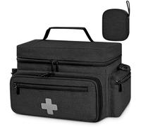 Eurhomewit Sac Médical de Premiers Secours avec Bandoulière pour Infirmière et Médecins - Visites à Domicile, Soins de Santé, Hospice et Voyage