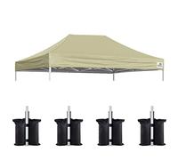 Eurmax Housse de rechange pour tonnelle escamotable des États-Unis (25,4 x 38,1 cm, beige)