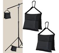 Eurmax Lot de 2 sacs de poids résistants pour photographie, équipements vidéo, support de toile de fond, support d'éclairage, trépied photo, tente d'auvent, base de parapluie, chaise de pêche, table