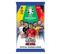 EURO 2024 Match Attax Paquet Unique - 8 Cartes À Échanger Topps
