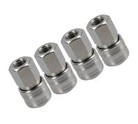Euro Air Line Lot de 4 raccords de tuyau à dégagement rapide Filetage femelle 1/4 BSP