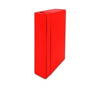 euro-cart cpiri08elpro Cartable Porte projets avec élastique, rouge, format b.25 x H.35 x dos 8 cm