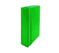 euro-cart cpiri08elpve Cartable Porte projets avec élastique, vert, format b.25 x H.35 x dos 8 cm