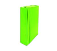 euro-cart cpiri15elpvl Cartable Porte projets avec élastique, vert citron, format b.25 x H.35 x dos 1,5 cm