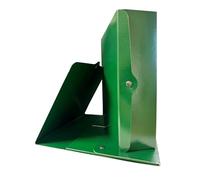 Euro-Cart Porte-documents avec bouton bilucido dos 10 cm lot de 5 dossiers rigides en carton Presspan 1,1 mm faudons porte-documents à soufflet avec ailettes et rivets Made in Italy