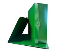 Euro-Cart Porte-documents avec bouton bilucido dos 12 cm Lot de 5 dossiers rigides en carton Presspan 1,1 mm Porte-documents à soufflet avec ailettes et rivets Made in Italy