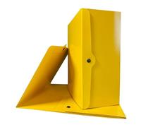 Euro-Cart Porte-documents avec bouton bilucido dos 15 cm Lot de 5 dossiers rigides en carton Presspan 1,1 mm faudons porte-documents à soufflet avec ailettes et rivets Made in Italy