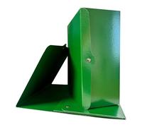 Euro-Cart Porte-documents avec bouton bilucido dos 15 cm Lot de 5 dossiers rigides en carton Presspan 1,1 mm faudons porte-documents à soufflet avec ailettes et rivets Made in Italy