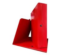 Euro-Cart Porte-documents avec bouton bilucido dos 8 cm Lot de 5 dossiers rigides en carton Presspan 1,1 mm faudons porte-documents à soufflet avec ailettes et rivets Made in Italy