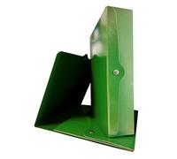 Euro-Cart Porte-documents avec bouton bilucido dos 8 cm Lot de 5 dossiers rigides en carton Presspan 1,1 mm faudons porte-documents à soufflet avec ailettes et rivets Made in Italy