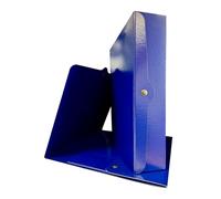 Euro-Cart Porte-documents avec bouton bilucido dos 8 cm Lot de 5 dossiers rigides en carton Presspan 1,1 mm faudons porte-documents à soufflet avec ailettes et rivets Made in Italy