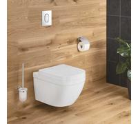 Euro Ceramic Cuvette WC suspendue, blanc alpin + abattant softclose (39328000+39330001)