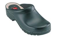 Euro-Dan PU-Clogs 220-01 Ouvert O+E + SRC Noir Sabot Pantoufle Jardin