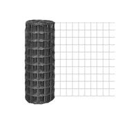 vidaXL Clôture euro en acier 25 x 1 m Gris