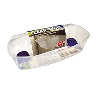 EURO MARKETING MANUFACTURING 1 Clear Away Panier Multifonction pour Portes et tiroirs, Plastique, Transparent, Unique