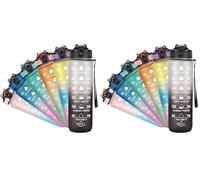 EURO MARKETING MANUFACTURING Gourde de motivation - différentes couleurs (Lot de 2)
