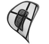 EURO MARKETING MANUFACTURING LOMBY Coussin lombaire respirant Noir, unique