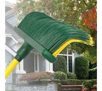 EURO MARKETING MANUFACTURING Novi Broom Balai de Jardin avec Poils courbés, Vert, Unique