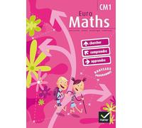 Joël Briand – Euro Maths CM1 – Manuel de l'élève + Aide-mémoire – Éd. 2009 – Broché