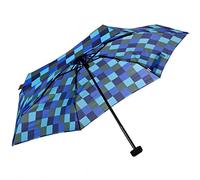 Euro parapluie parapluie de poche de voyage Dainty - seulement 15 x 5 cm Bleu Bleu 15 x 5 x 3,5 cm